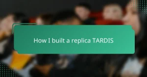 How I built a replica TARDIS