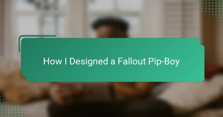 How I Designed a Fallout Pip-Boy
