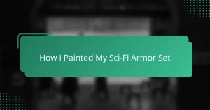 How I Painted My Sci-Fi Armor Set