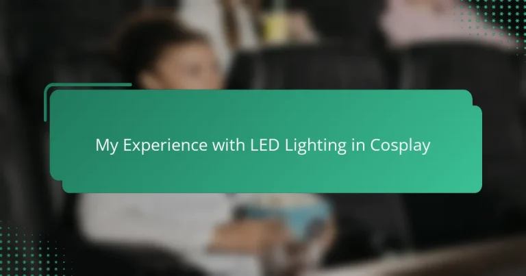 My Experience with LED Lighting in Cosplay