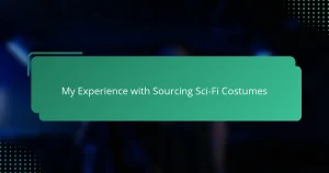 My Experience with Sourcing Sci-Fi Costumes