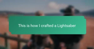This is how I crafted a Lightsaber