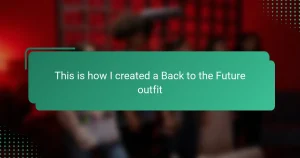 This is how I created a Back to the Future outfit