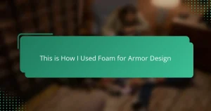 This is How I Used Foam for Armor Design